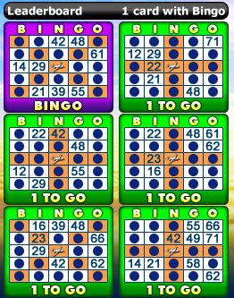 playing jet bingo 75 ball bingo game