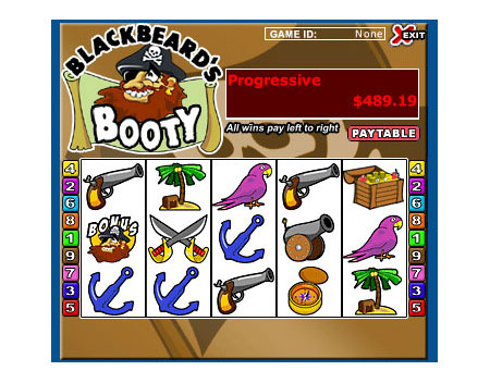 jet bingo blackbeards booty 5 reel online slots game